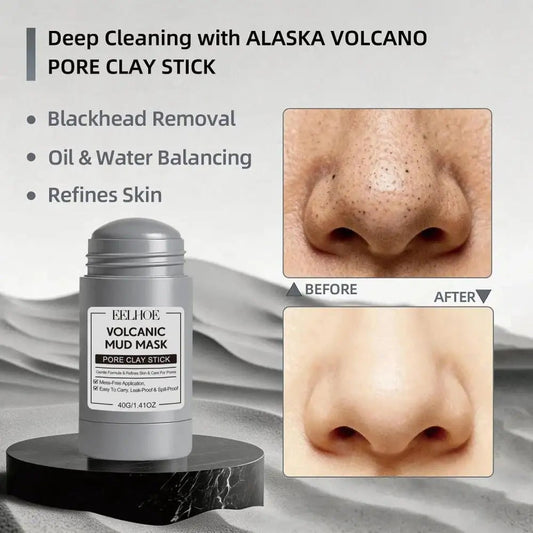 Volcanic Mud Green Tea Clay Mask Stick