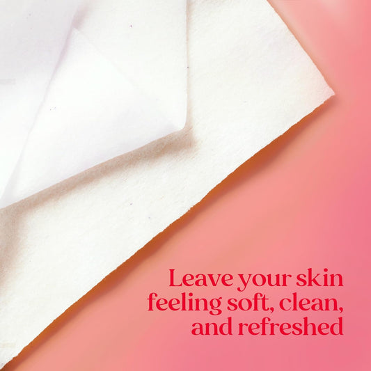 Pink Grapefruit Face Wipes, for All Skin Types, Hydrating Makeup Remover & Facial Cleansing Towelettes, 30 Ct. (3-Pack)