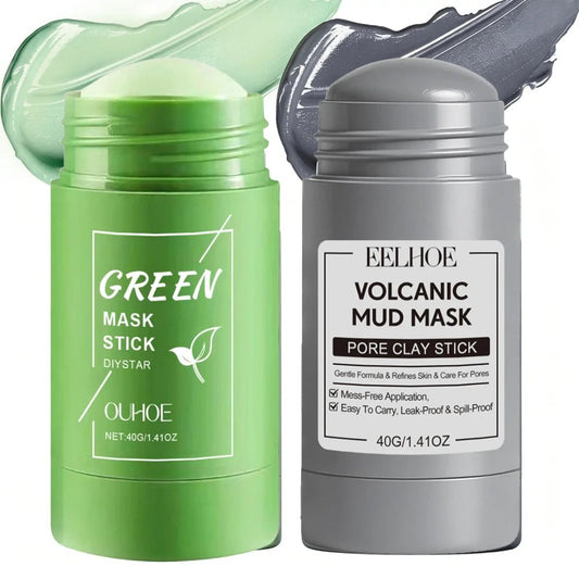 Volcanic Mud Green Tea Clay Mask Stick