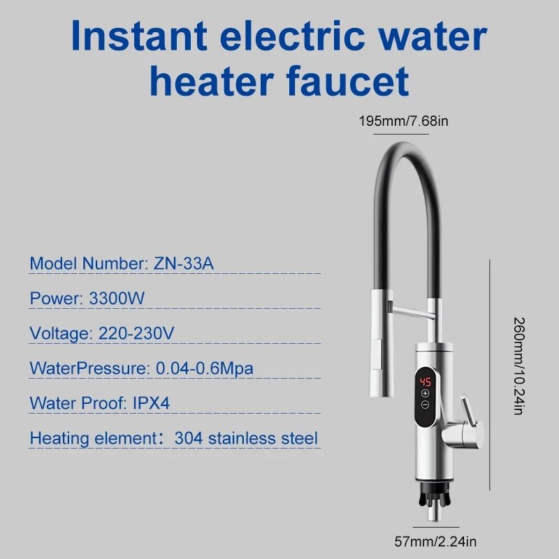 Instant Heating Kitchen Faucet