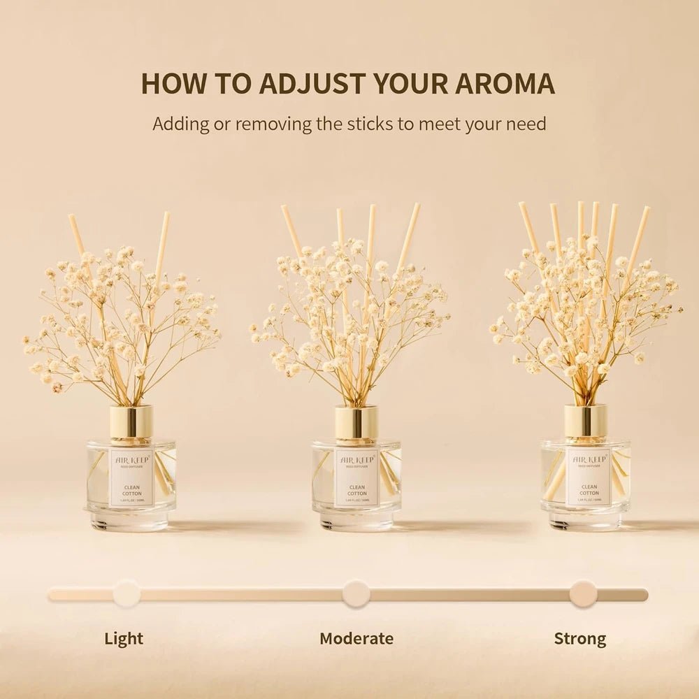 AirKeep Aromatherapy Reed Diffuser Set