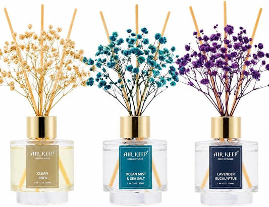AirKeep Aromatherapy Reed Diffuser Set
