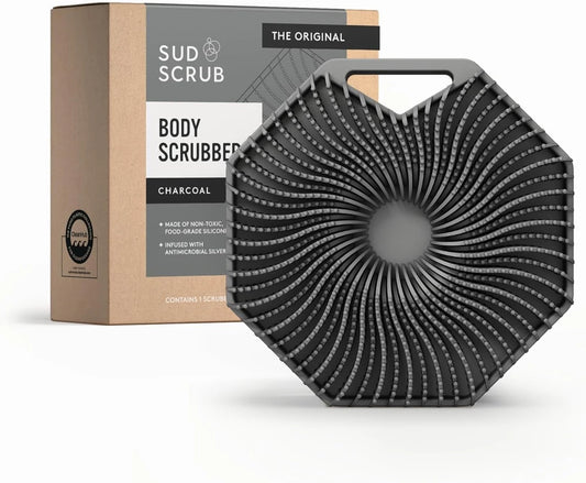 Sud Scrub Antimicrobial Silicone Body Scrubber