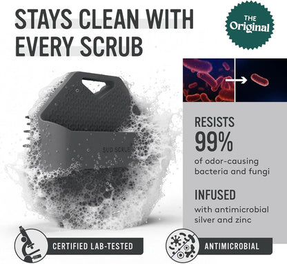 Sud Scrub Antimicrobial Silicone Body Scrubber