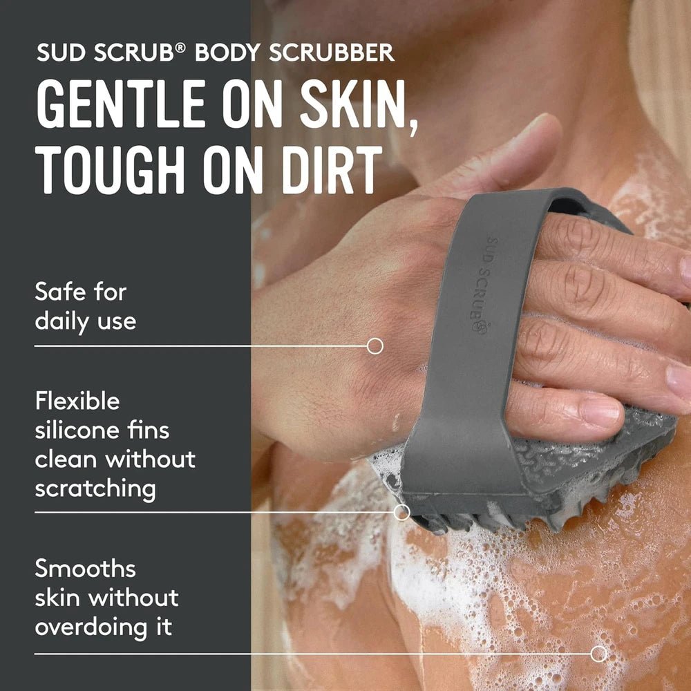 Sud Scrub Antimicrobial Silicone Body Scrubber