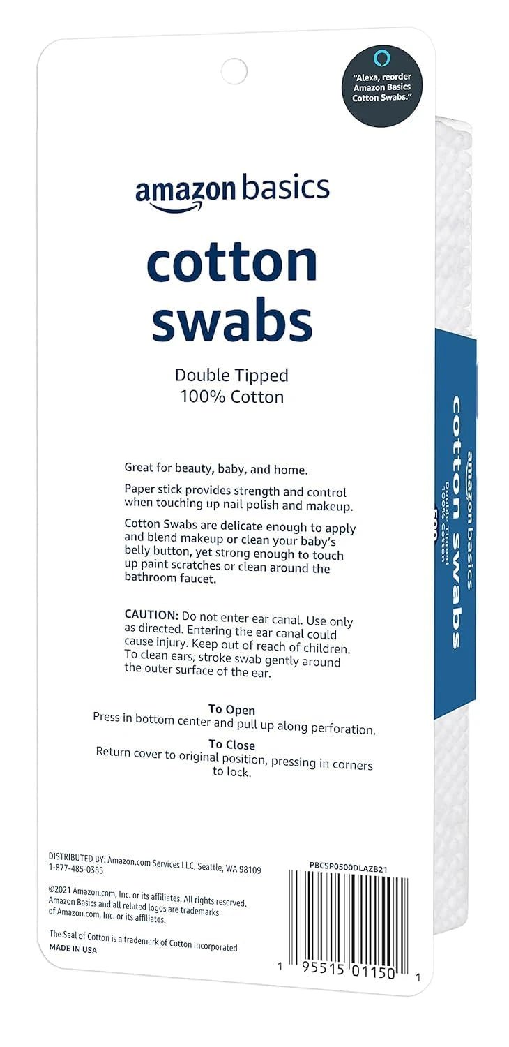 Cotton Swabs For Personal Hygiene