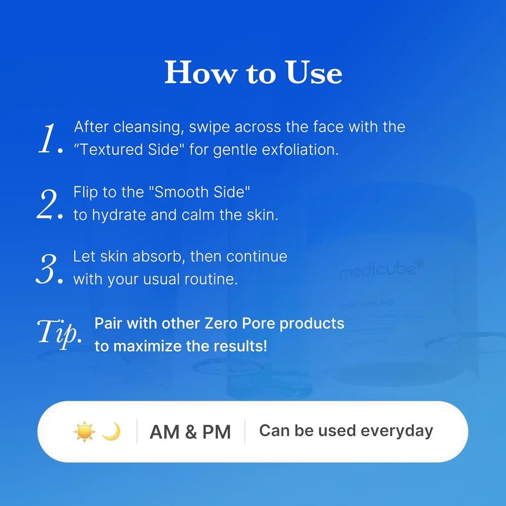 Medicube Zero Pore Toner Pad