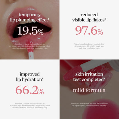 Korean Lip Oil - Applecherry - Plumping & Hydrating Tinted Lip Gloss