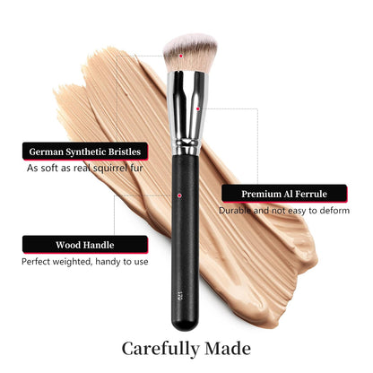 Makeup Brushes, 2Pcs Foundation & under Eye Concealer Brush Set