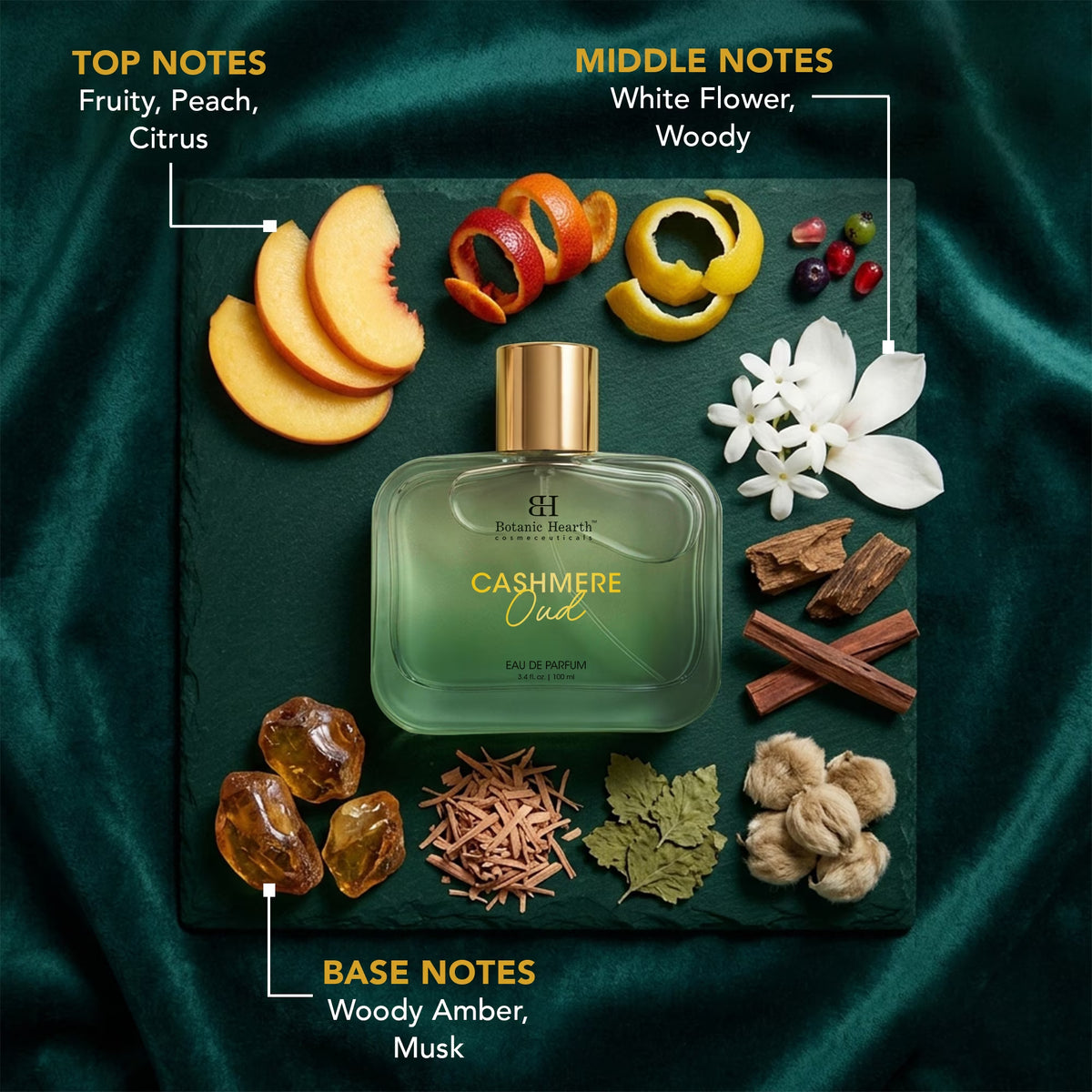 Fruity Floral Oud Perfume for Women 3.4 Fl Oz | Fresh Citrus & Soft Floral Notes with Warm Oud Base | Long Lasting Eau De Parfum | Elegant Day to Night Fragrance | Modern Luxury Scent | Gift for Wome